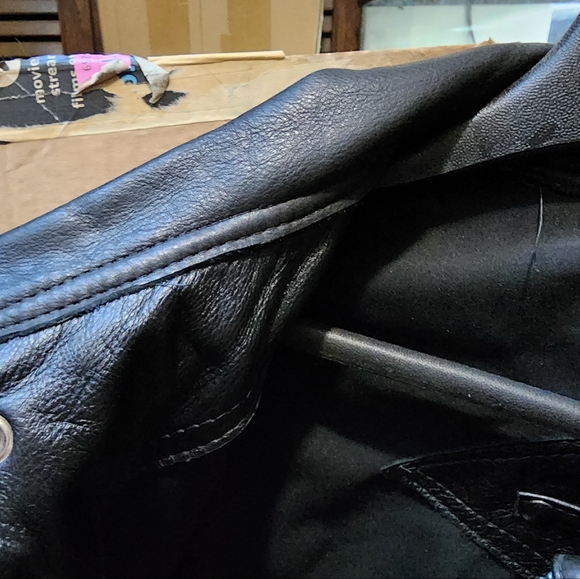 Leather Motorcycle Jacket - Picture 7 of 7